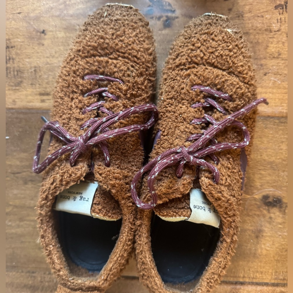 Rag and bone retro Sherpa sneakers